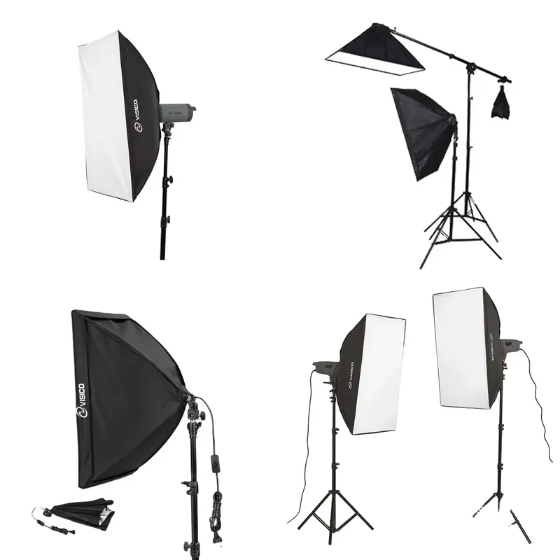 Stand Lighting Photography - Высококачественная портативная фотостудия: студийный свет, черный