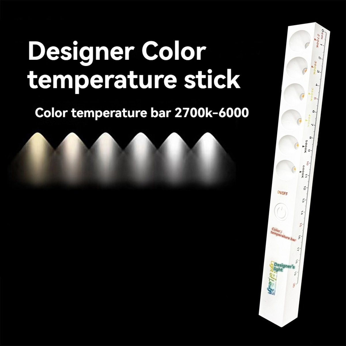 Photography Lighting Stick - Раздел. 6 режимов, лампа с цветовой