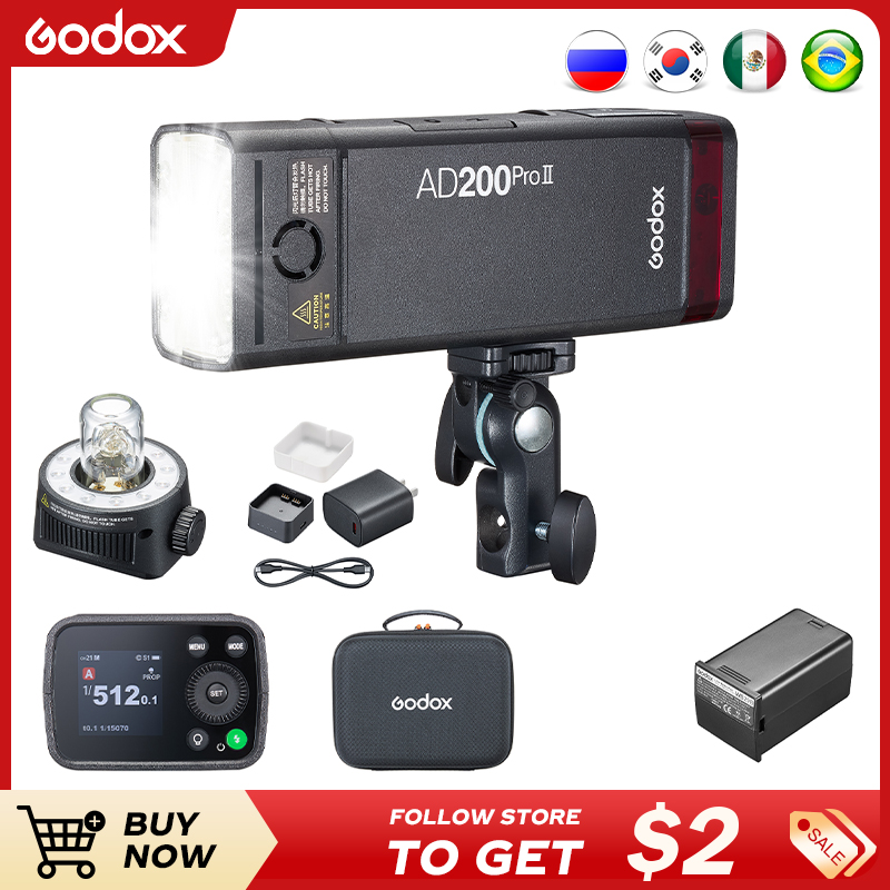 Godox AD200ProII TTL 2.4G Карм – обзор и цена Photography Lighting Godox