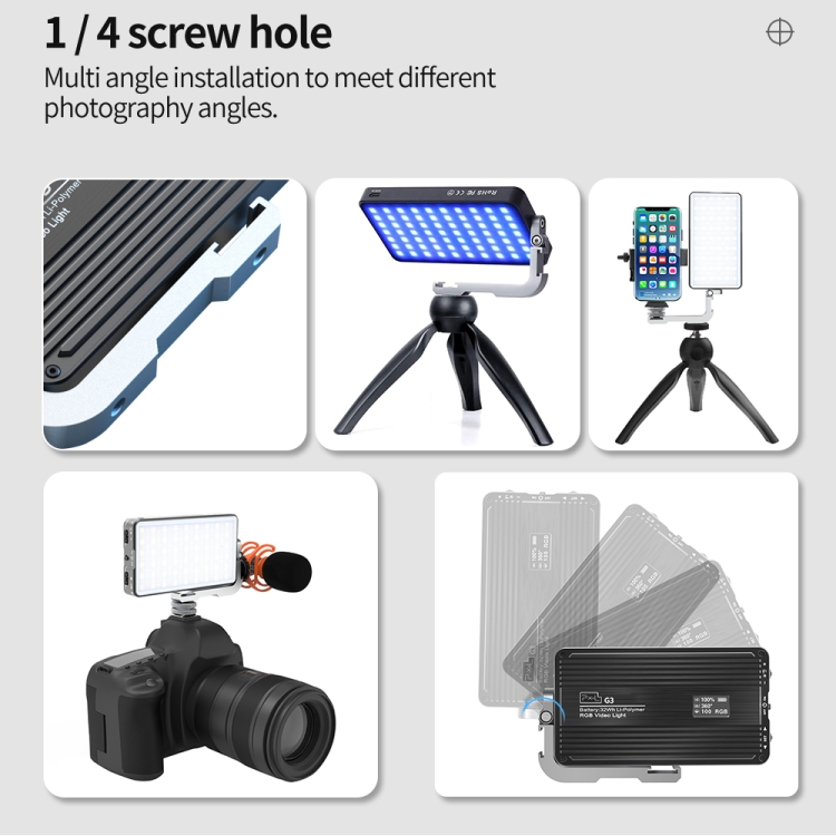 Планшетный RGB-осветитель Pixe – обзор и цена Photography Lighting Rgb
