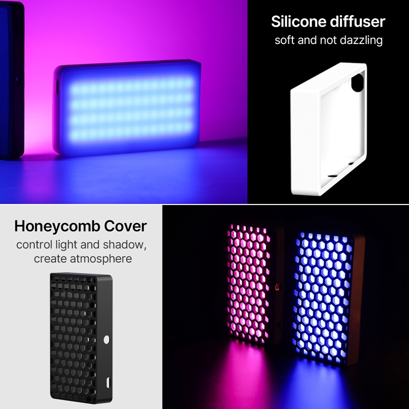 Ulanzi LT002 7-дюймовый карман – обзор и цена Torjim Rgb Photography Video Lighting