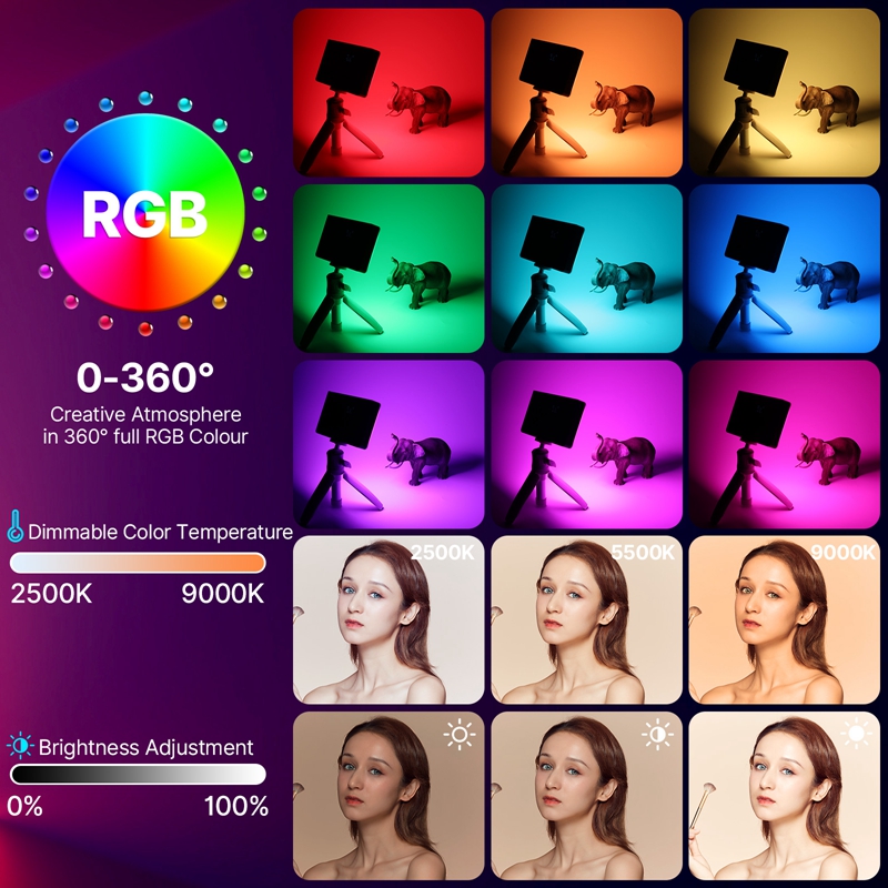 Ulanzi LT002 7-дюймовый карман – обзор и цена Torjim Rgb Photography Video Lighting
