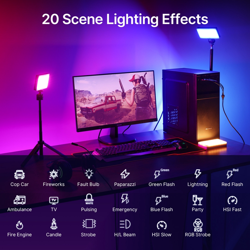 Ulanzi LT002 7-дюймовый карман – обзор и цена Torjim Rgb Photography Video Lighting