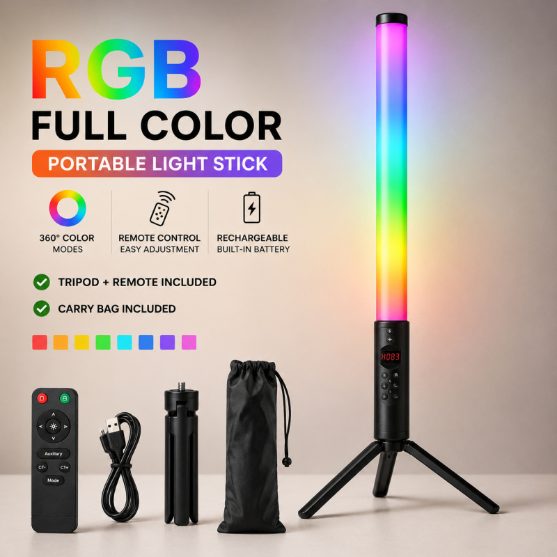 Портативная RGB-видеолампа-пал – обзор и цена Torjim Rgb Photography Video Lighting