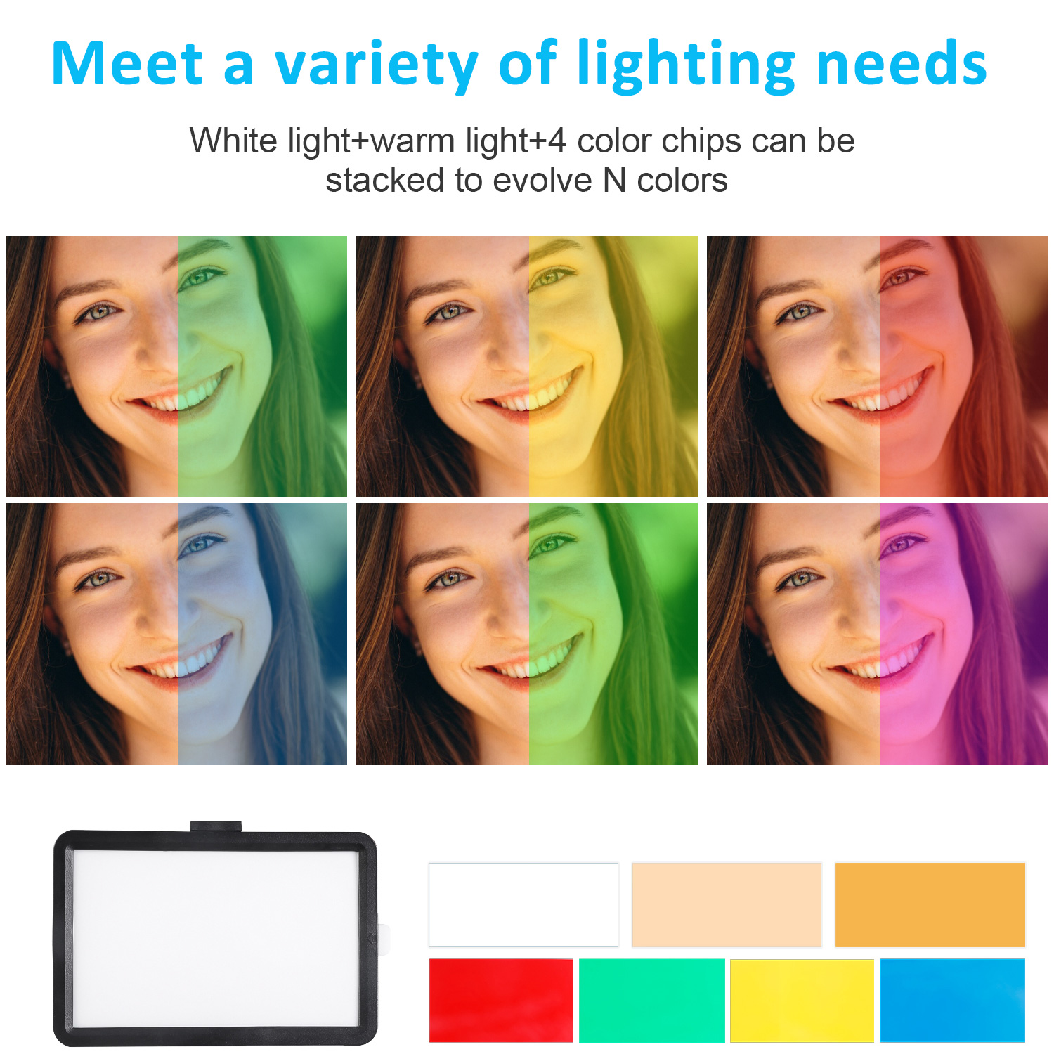 8-дюймовая квадратная светодио – обзор и цена Stand Lighting Photography