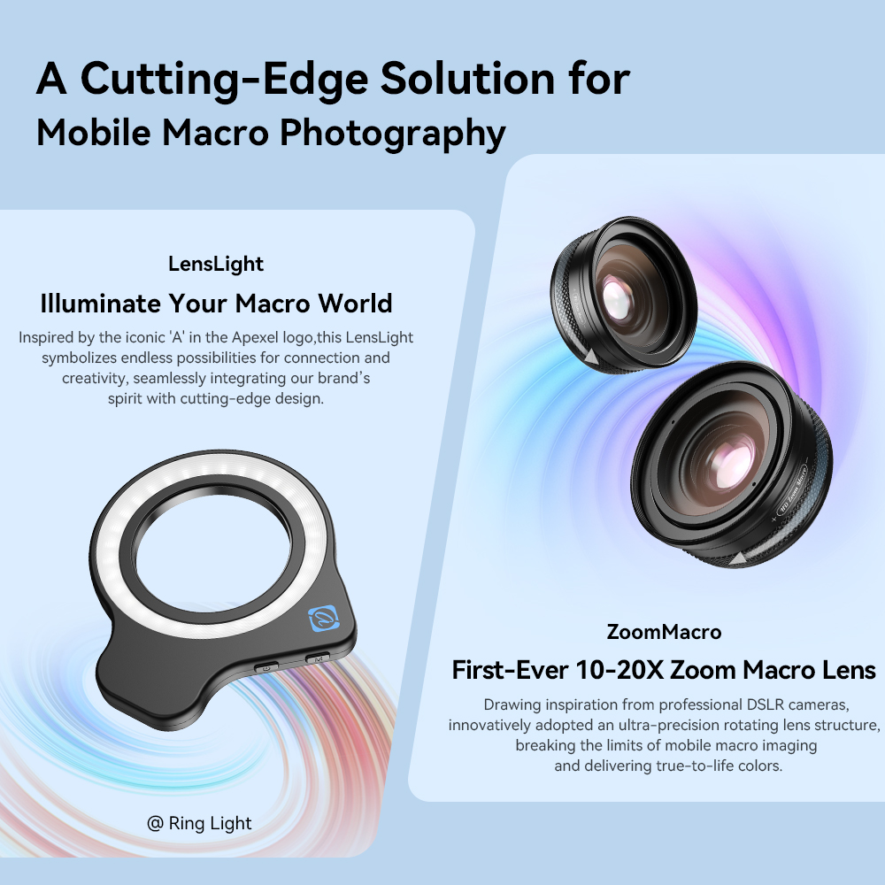 Комплект макрообъективов APEXE – обзор и цена Photography Lighting For Jewelry