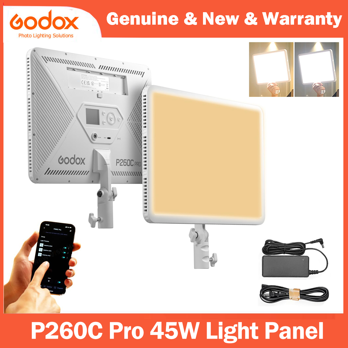 Godox P260C Pro Светодиодная п – обзор и цена Photography Lighting Godox