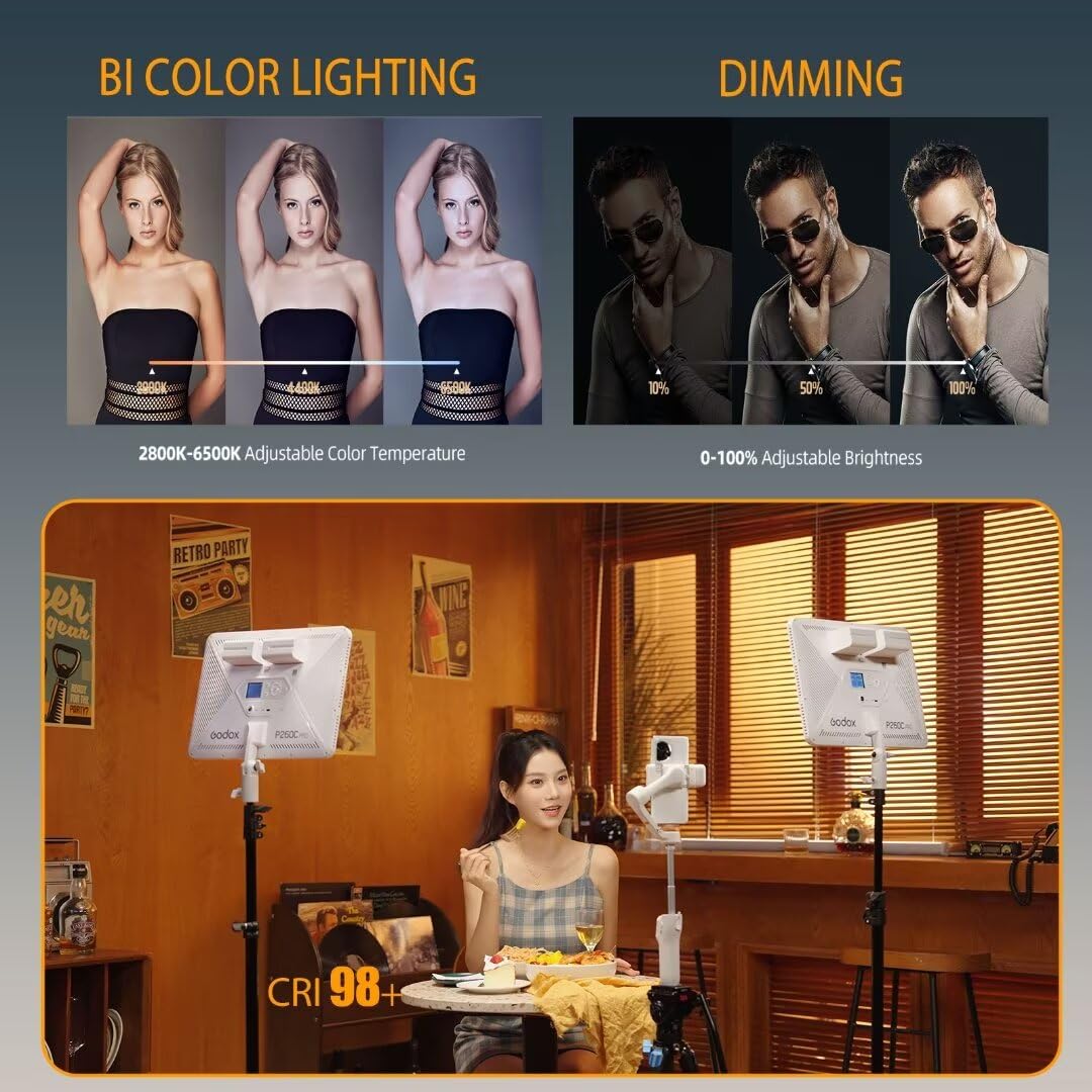 Godox P260C Pro Светодиодная п – обзор и цена Photography Lighting Godox