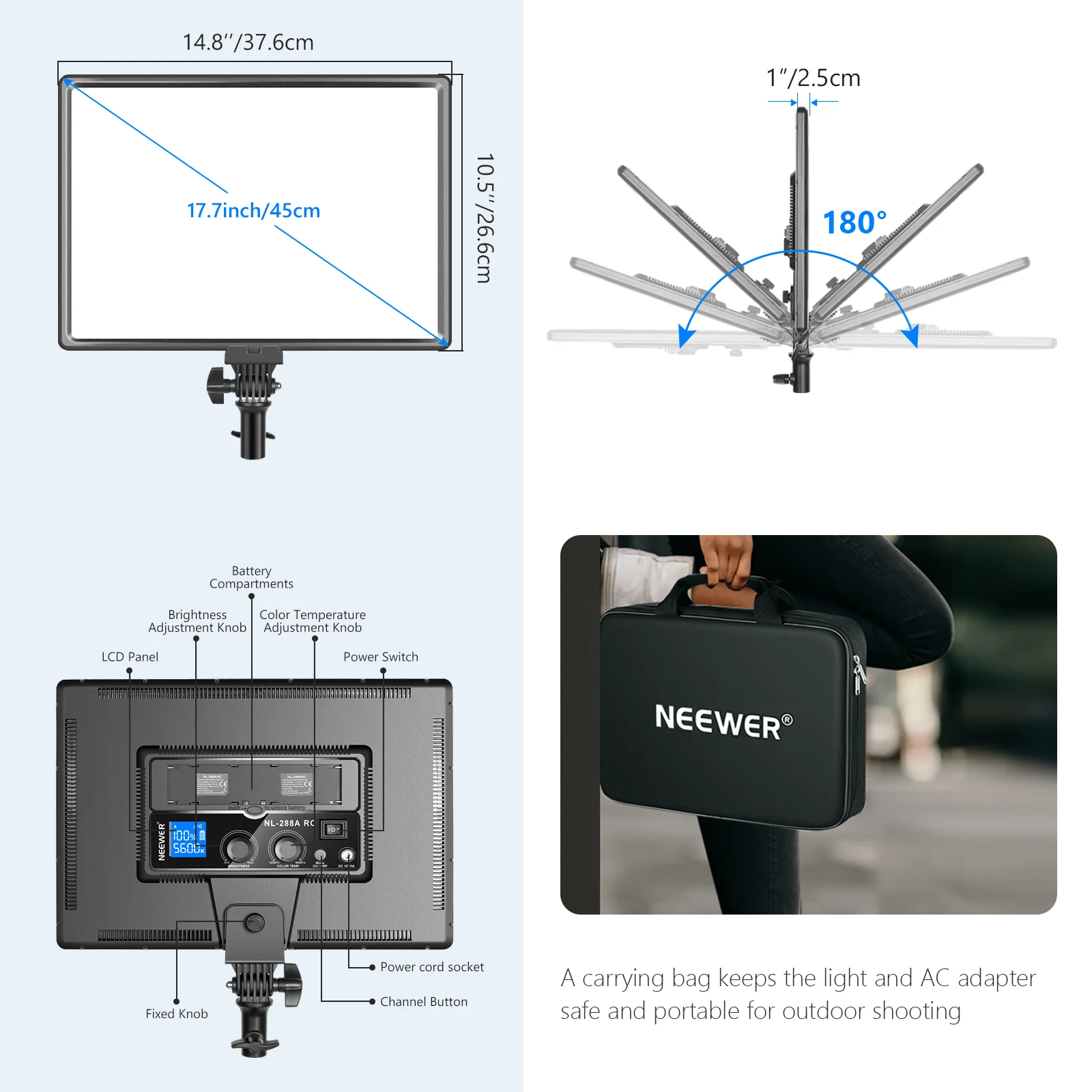 Светодиодная панель Neewer NL2 – обзор и цена Photography Lighting Rgb